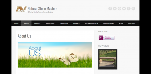 natural stone masters about- stone website development-Thoughtfulminds