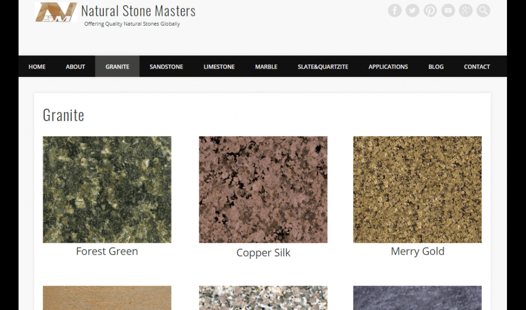 Natural Stone Masters Products- Stone Website Development ...